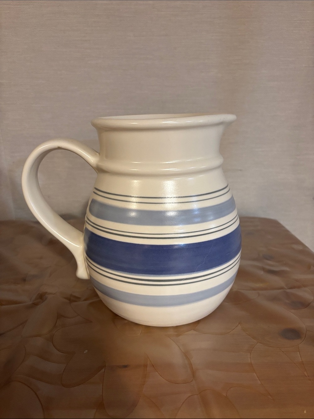 Pfaltzgraff Rio 64-ounce stoneware pitcher,
